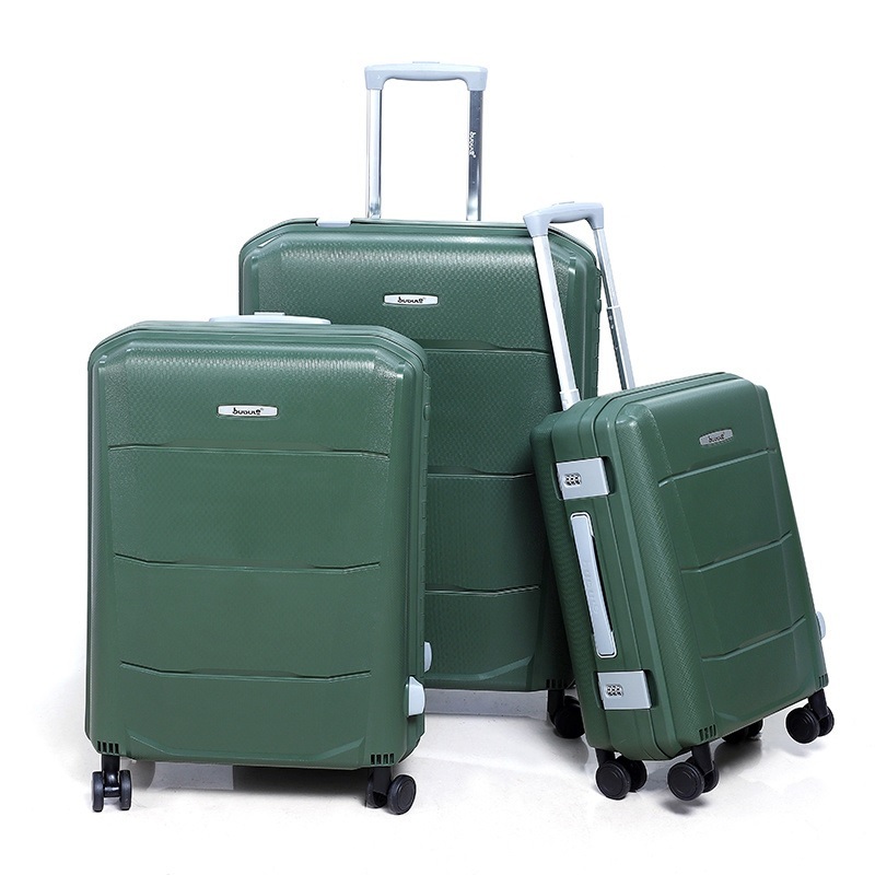 Bubule PP Carry on Suitcase 3 Pieces 18 22 26 Inch Hardshell Luggage on Sale – 3 PCS Travel Luggage Sets and Trolley Luggage Set price