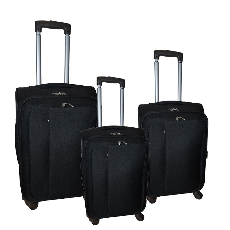 Cheaper 600d Polyester Soft 4 Wheels Trolley Travel Luggage – Suitcase and Luggage Set price