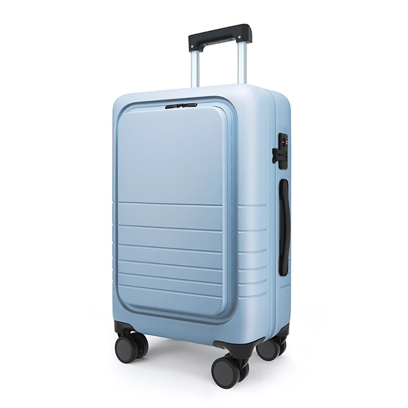 Front Cover Side-Opening Small Blue Trolley Suitcase for Outdoor – Travel Luggage and Trolley Suitcase price