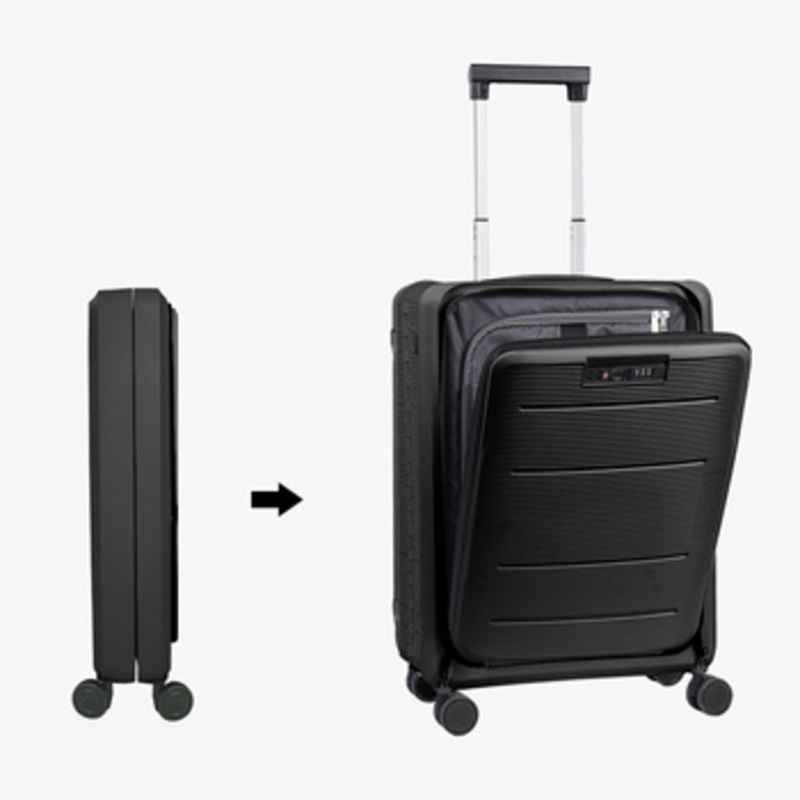 Hot Selling PP Front Open Foldable Luggage Lightweight Spinner Suitcase for Travel New Design Carry on Collapsible Luggage – Foldable Suitcase and Front Open Trolley Luggage price