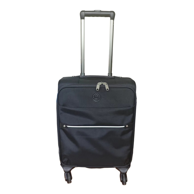 on Board Black 4wheels Nylon Fabric Luggage Suitcase Flight Case Trolley Bag Case Luggage – Trolley Bag and Suitcase price