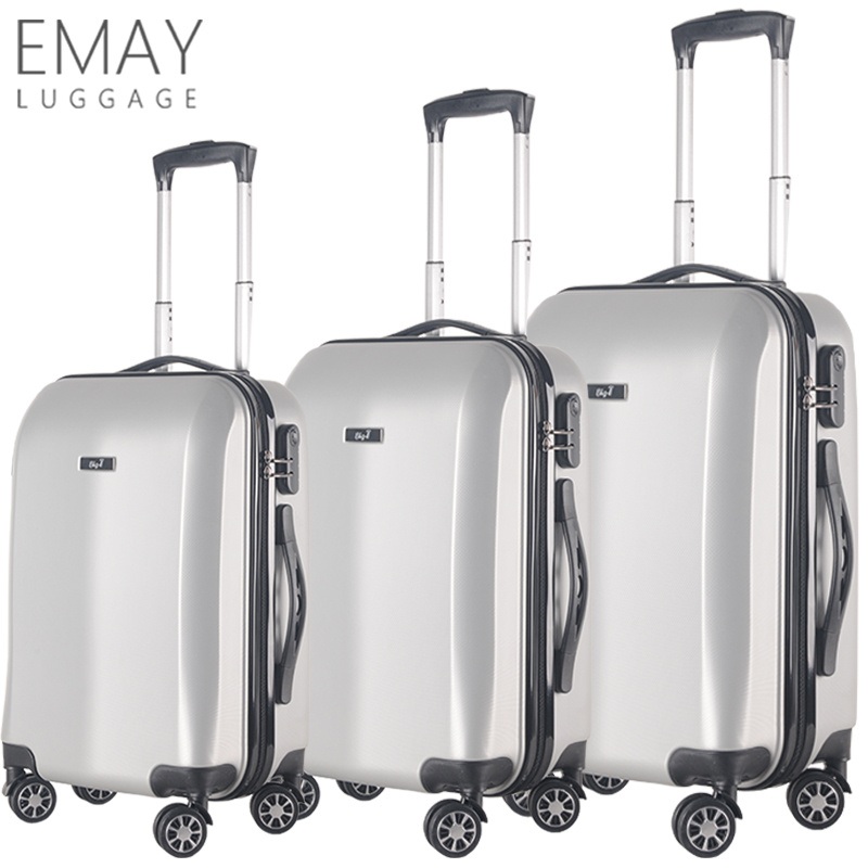 2020 New Design Factory Price Best Selling ABS 3PCS Hard Luggage Travel Suitcase Set – ABS Luggage and Travel Trolley Luggage price
