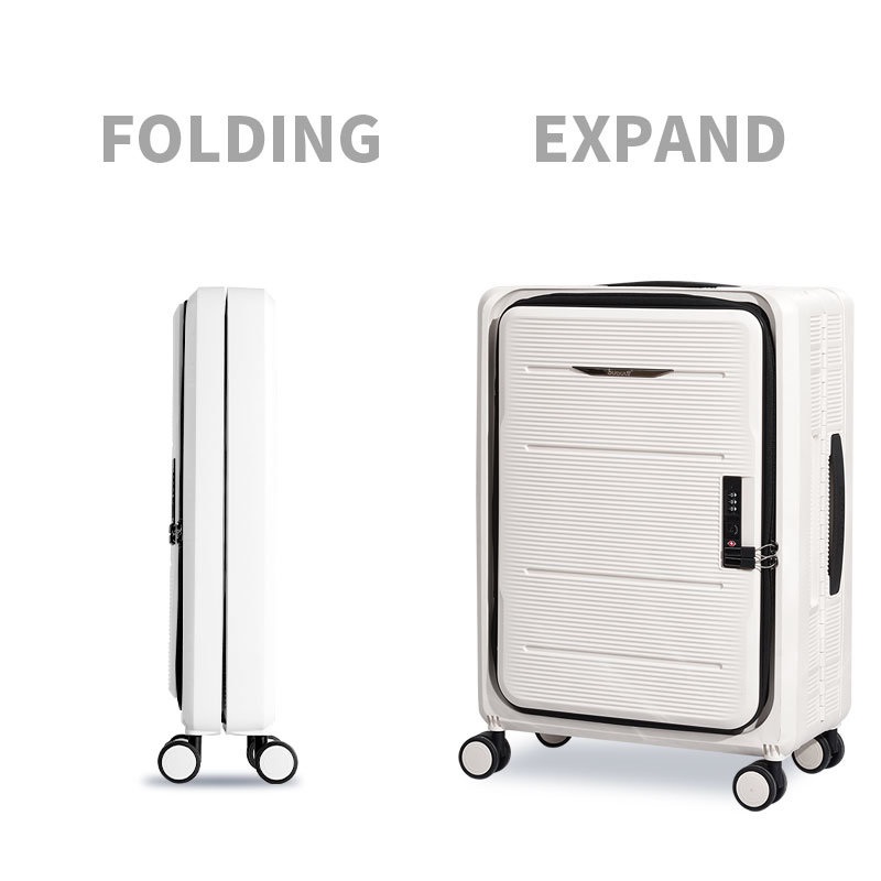 Bubule 24 Inch Lightweight Hard Shell Carry on Rolling Foldable Luggage (ZD) – 24 Inch Hard Case Luggage and Wholesale Suitcase price