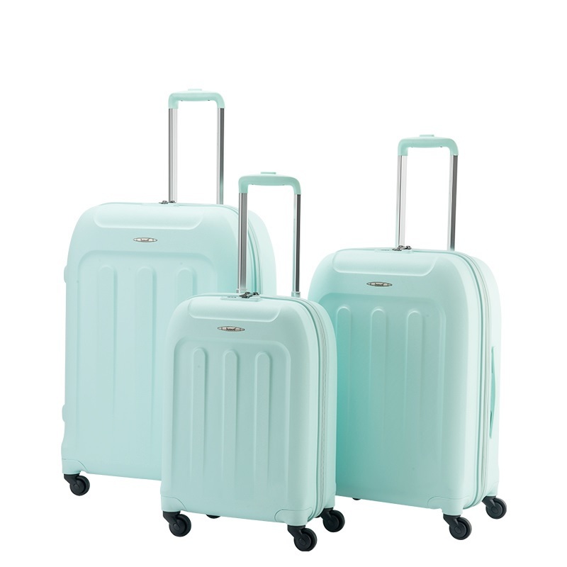 Bubule PP Logo Suitcase Customized Zipper Trolley Luggage – Travel Luggage Sets and Trolley Luggage price