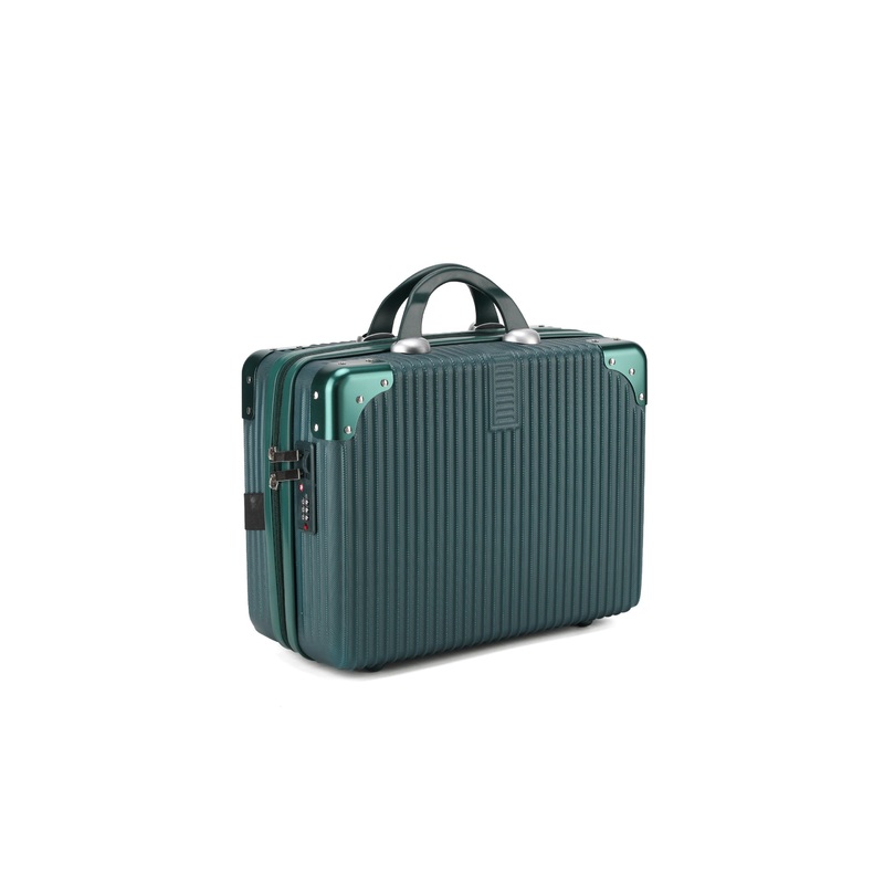 Cute Suitcase Leather Women Handbag Cosmetic – Cosmetic Case and Makeup Case price