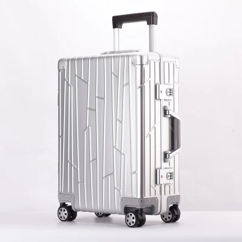 High Quality Aluminum Suitcase Luggage Polyester Shopping/Business/Travel Trolley Suitcase – Trolley Luggage and Wholesale Travel Luggage price