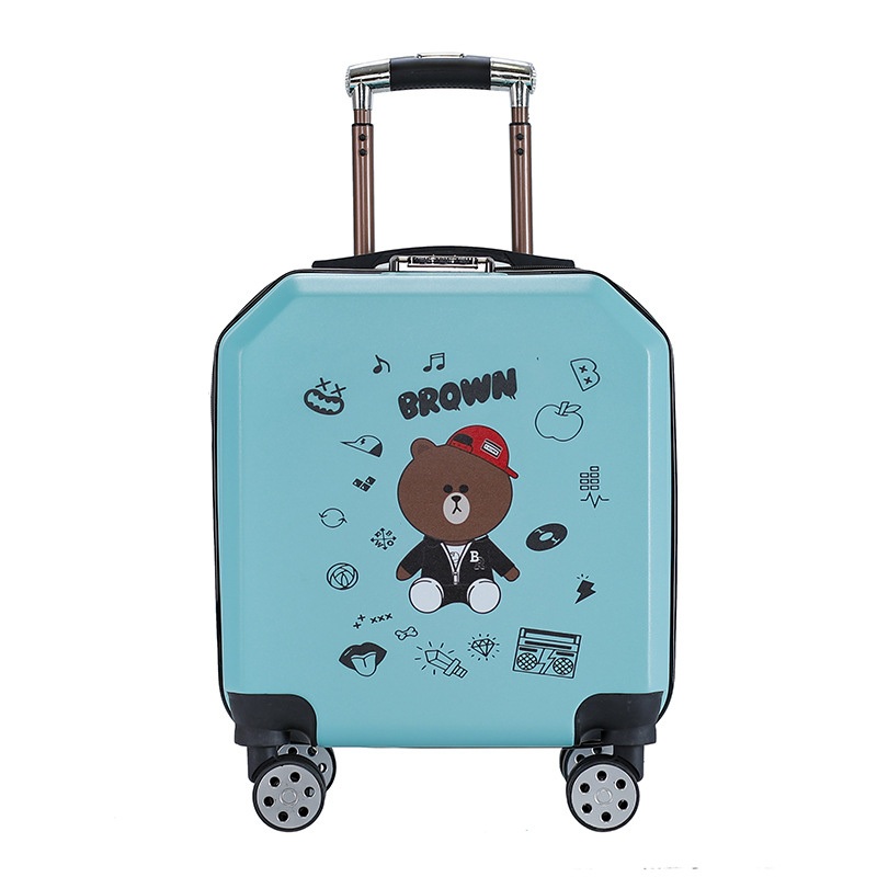 Kids Trolley Case ABS+PC Carry Bag Cartoon Design Travelling Suitcase – Luggage and Trolley price