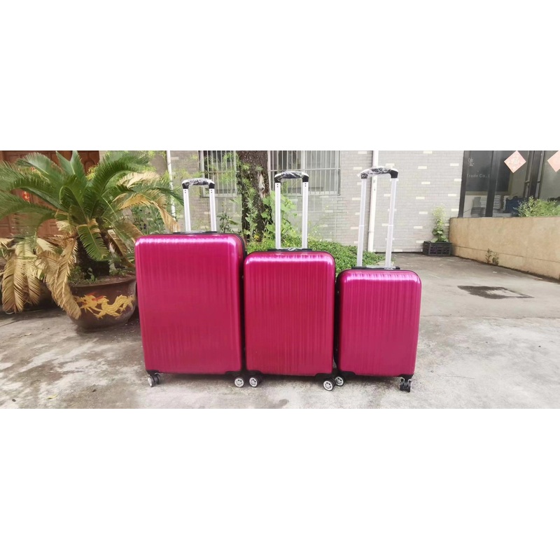 Wholesale 3 Piece Luggage Sets Trolley Aluminum Travel Case Bag PC Suitcase – Draw-Bar Box and Stock price