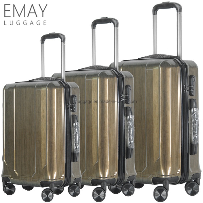 2020 Exquisite Factory Making Fashion Design Carry on PC Glossy Luggage Travel Suitcase – Trolley Luggage and Suitcase Luggage price