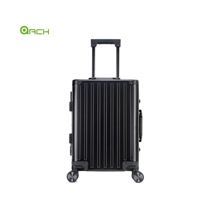 24 Aluminum Suitcase with Double Spinner Wheels & Double Tsa Locks – Luggage Bag and Light Case price