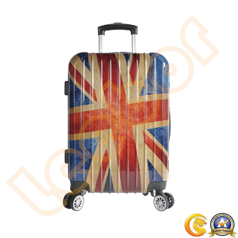 ABS+PC Customized British Flag Printed Hardshell Mute Wheel Trolley Luggage – Trolley Luggage and ABS+PC Luggage price