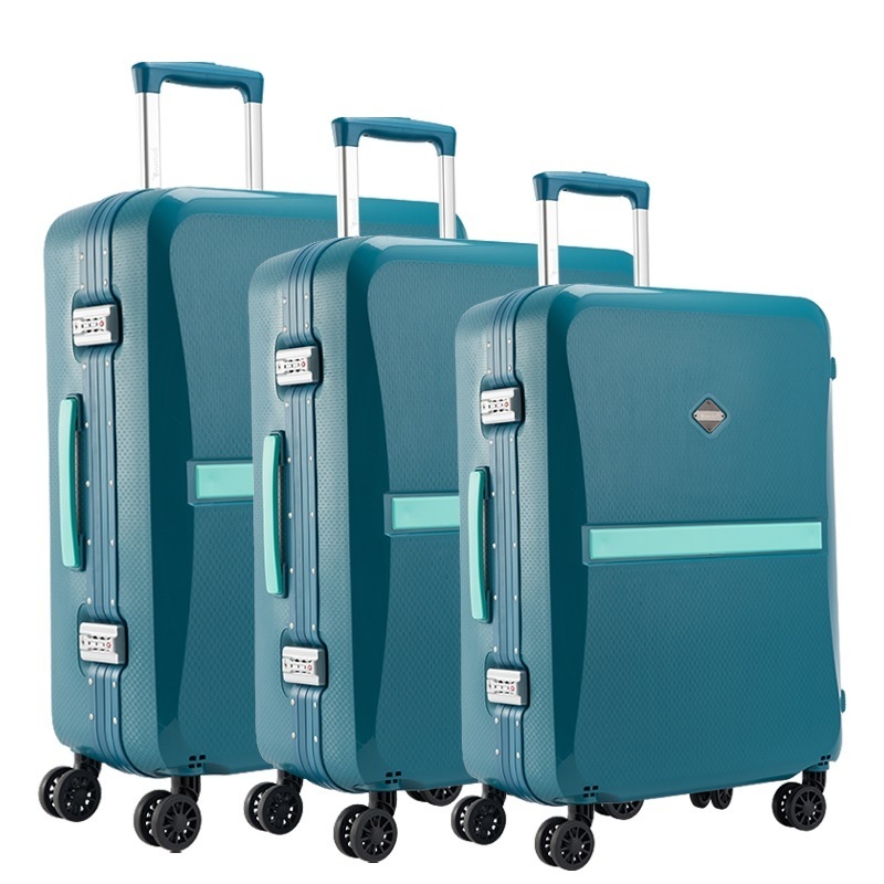 Bubule Apl01 Wholesale Travelling PP Trolley Luggage Lightweight Rolling Suitcase (Set) – PP Travel Luggage Sets and Rolling Trolley Suitcases price