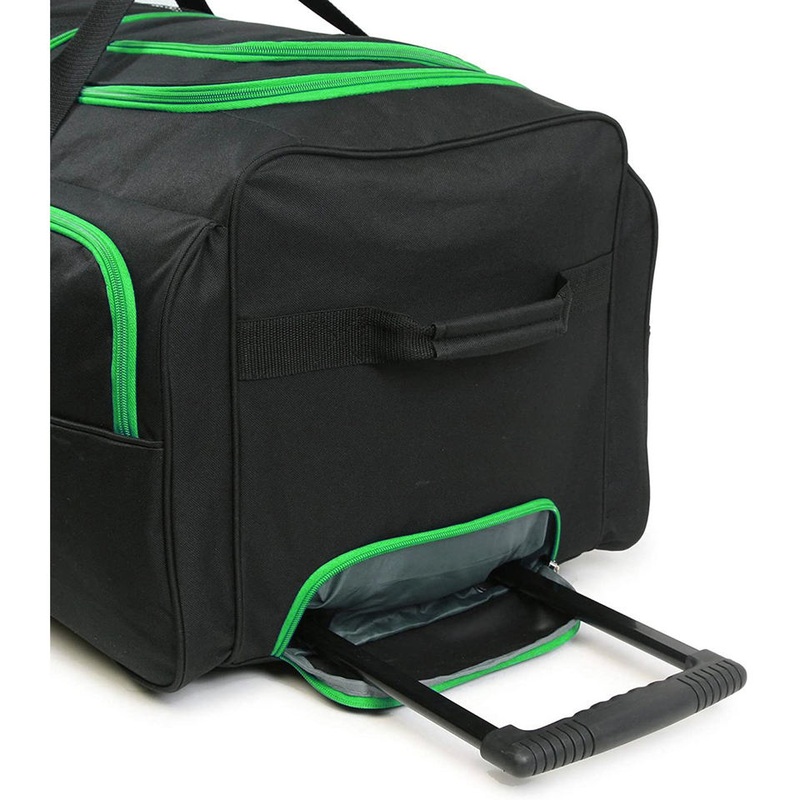 Extra Large Water Repellent Trolley Wheeled Rolling Duffle Bag for Outdoor – Duffle Bag and Cosmetic Bag price