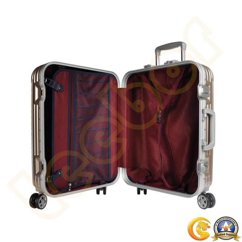 Fashion Latest Design Aluiminium Frame Trolley Suitcase From China Factory – Trolley Suitcase and Trolley Luggage price