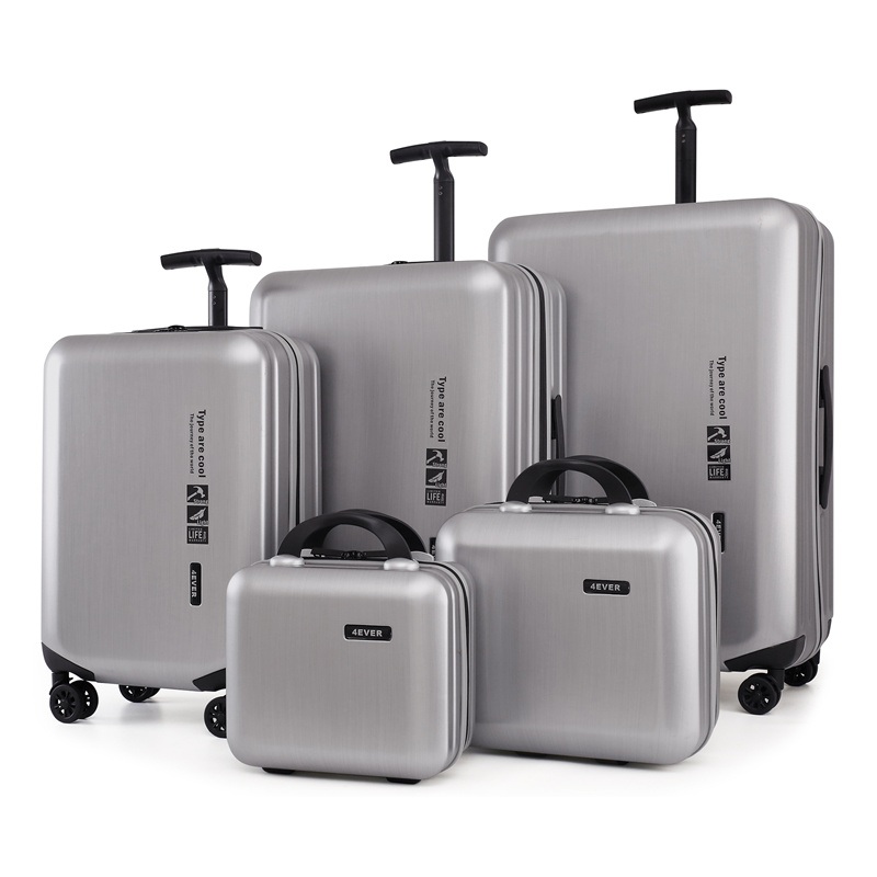 New Design Factory Wholesale ABS+PC 12 14 20 24 28 Inch 5PCS Hard Shell Carry on Travelling Single Trolley Luggage Suitcase Set – Suitcase and Trolley Luggage price