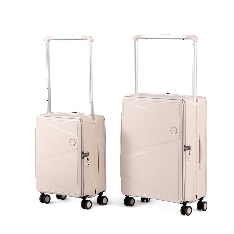 PP 4 Wheels Spinner Zipper Luggage Canton Fair Popular Style Luggage & Travel Bags 20 25 Inch Fashionable Trolley Suitcase – 20 25 Inch Travel Luggage and Carry on Suitcase price