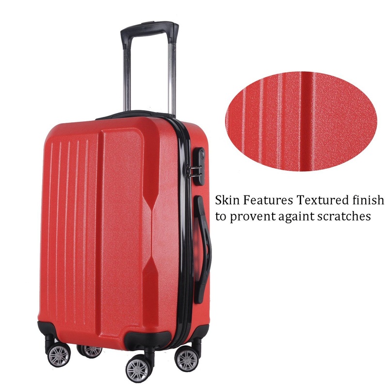 Scratch Proof ABS Hard Suitcase 4 Spinner Wheels Travel Trolley Luggage Case – ABS Suitcase and Luggage Case price
