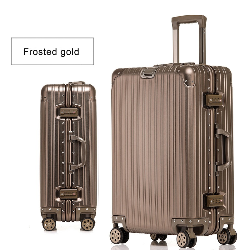 Yx13016 All Aluminum Magnesium Frosted Suitcase Business Metal Luggage with Universal Wheel – Custom Logo and Aluminum Frame price