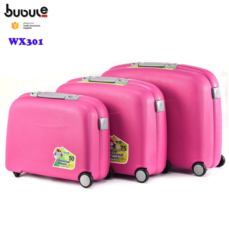 Bubule High Quality Check Trolley Luggage Suitcase Travel Truck with Four Wheels – Suitcase Set and PP Luggage Set price