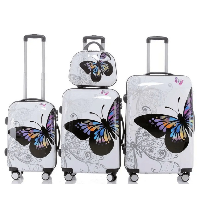 High Quality Custom Universal Wheels Suitcase Design Cartoon Pattern Classic Factory Suitcase Trolley Luggage Sets 3PCS Sets – Luggage Set and Suitcase price
