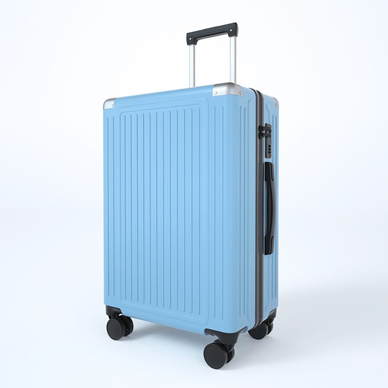Scratch-Resistant Waterproof ABS Matte Texture Sky blue Luggage – Travel Luggage and Trolley Suitcase price