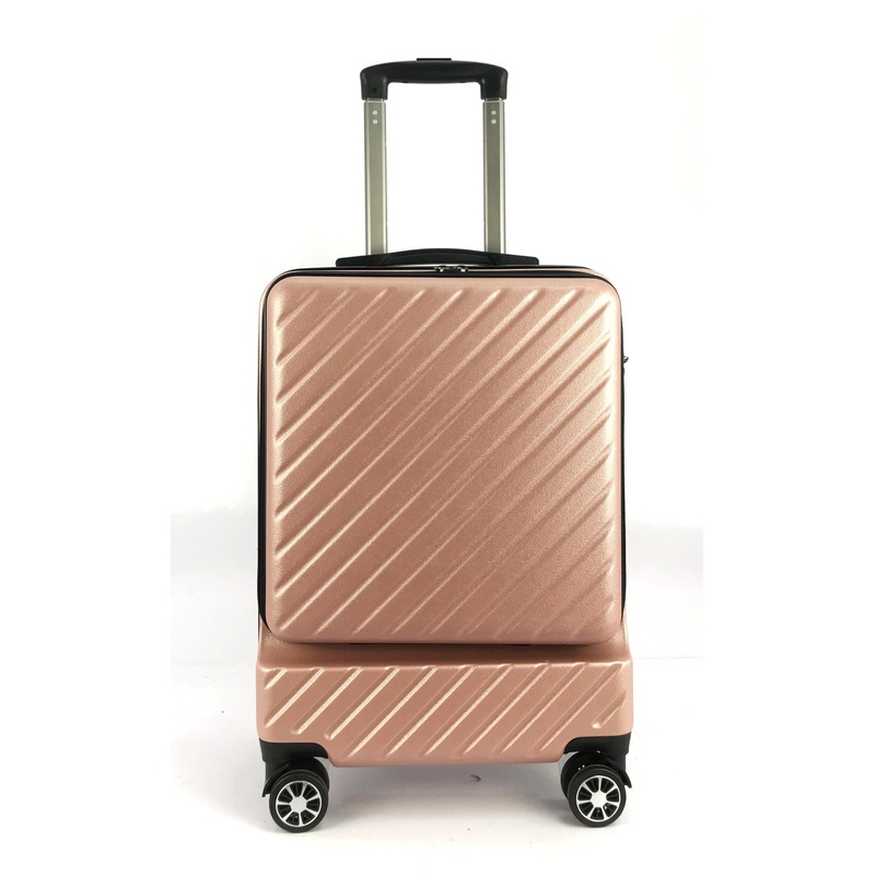 ABS Scratch Proof Trolley Luggage Front Pocket Travel Suitcase with 360 Degree Wheels – Luggage and Suitcase price