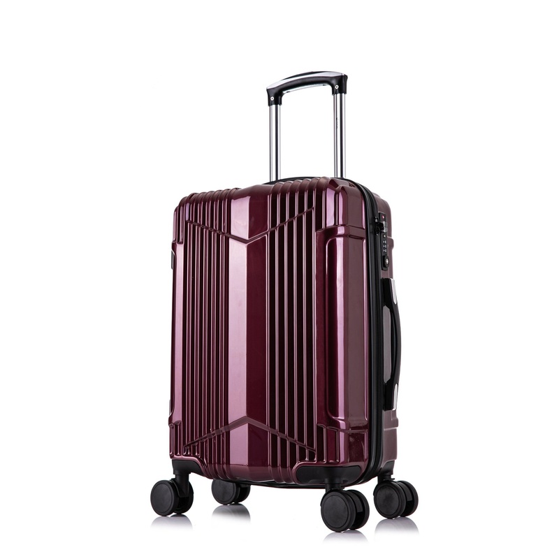 Abspc Shining Aluminum Trolley Double Wheels Travel Luggage Set – Travel Luggage and Durable ABS/PC Luggage price