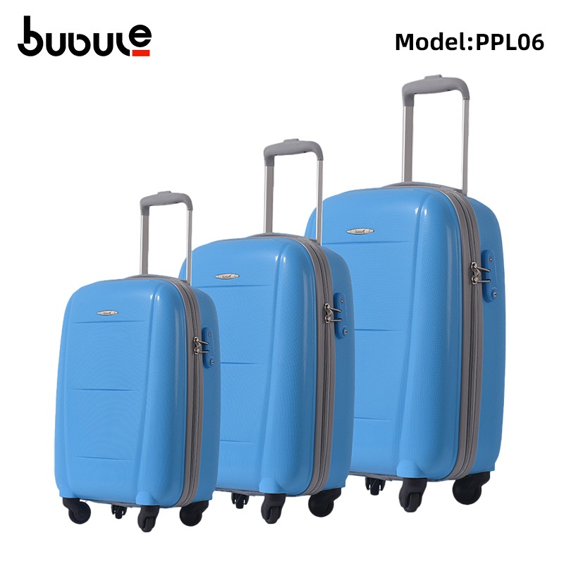 Bubule Ppl06 Cheap Travel Suitcases Sets Hard Shell PP Carry on Spinner Luggage with Wheels – Hard Luggage Sets and Suitcase with Wheels price