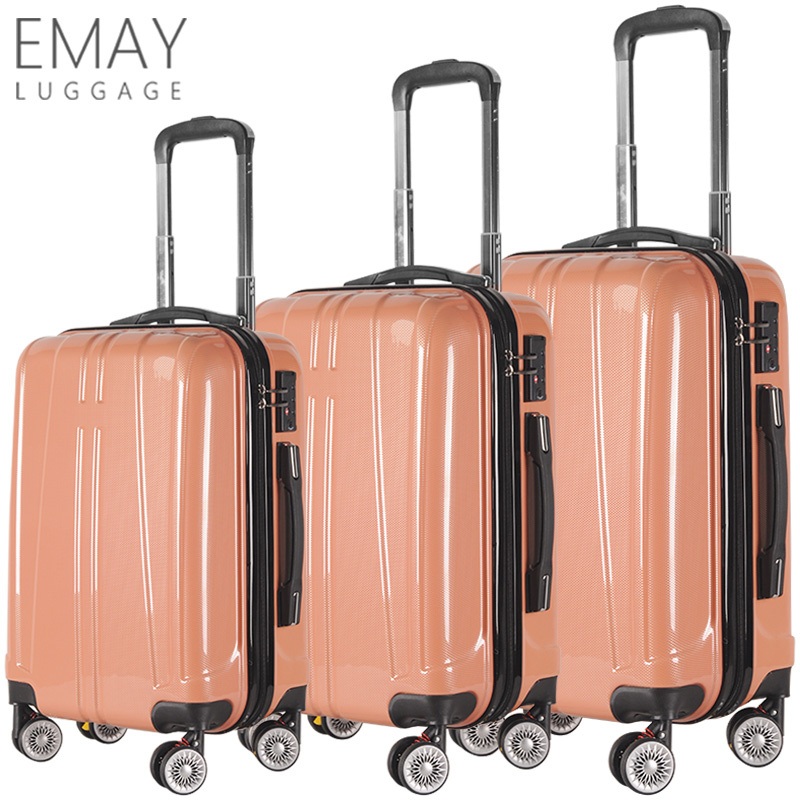 China OEM PC Luggage Bag Aluminum Trolley Travel Suitcase Set – Suitcase and Suitcase Set price