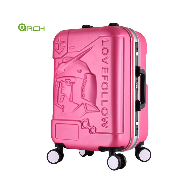 Embossed ABS+PC Travel Luggage with Aluminium Frame – Luggage Bag and Trolley Bag price