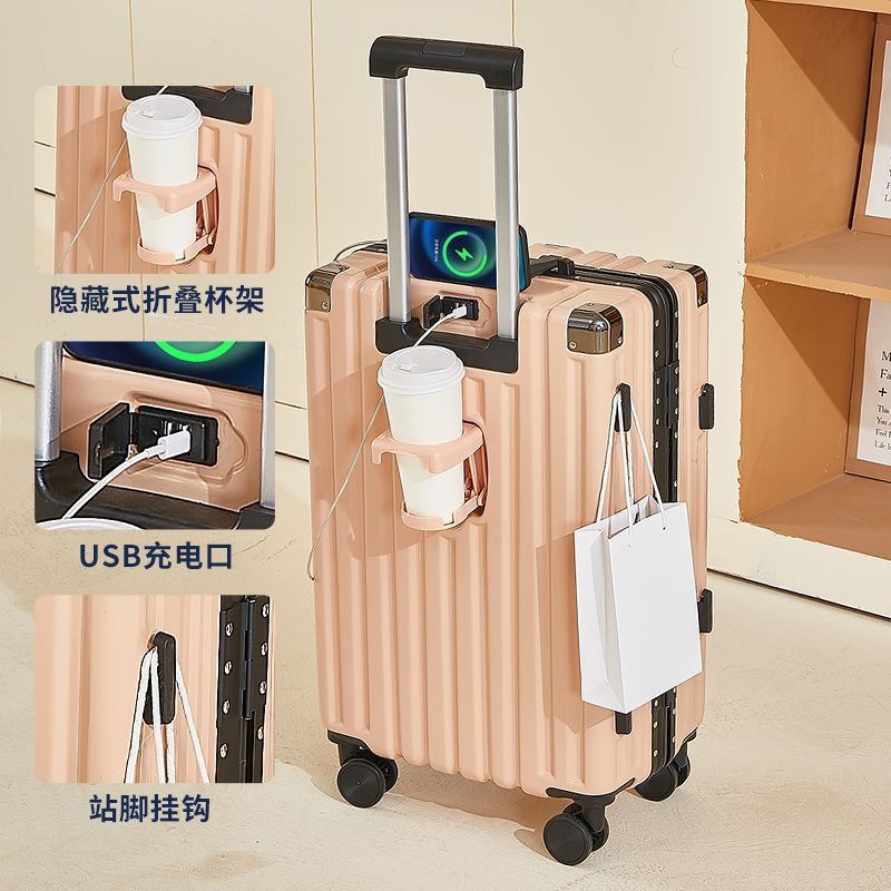 Hot Sale Aluminum Suitcase Maletas PC Suitcase Wholesale Business Case with Cup Holder – Maletas and Aluminum Suitcase price