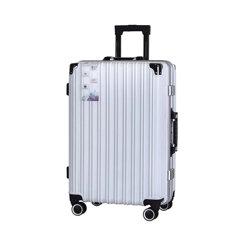 New Design Aluminum Frame Luggage Suitcase Soft Handle Double Lock Travel Case – Luggage Bag and Luggage price