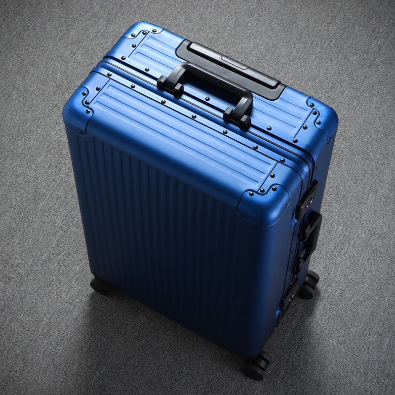Yx13012 Custom 20 Inch Aluminum Metal Suitcase Hot Sale Aluminum Magnesium Alloy Luggage – Custom Logo and Aluminum Frame price