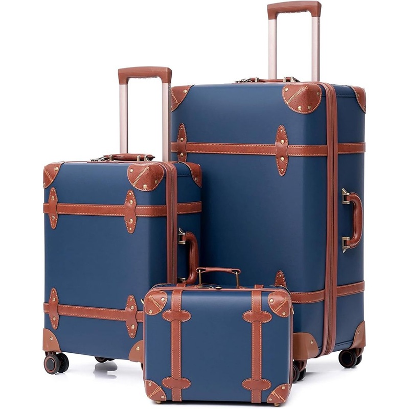 3 Piece Carry on Leather Suitcase Prices Trolley Spinner Travel Luggage Sets – Travel Luggage Bag and PU Leather Suitcase Set price