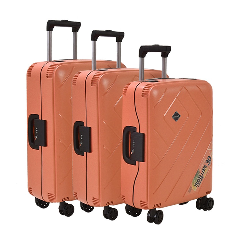 Bubule EL PP Hardshell Wheeled Trolley Bags (Set) 3PCS Customized Luggage for Travel – PP Customized Luggage and 3 Pieces Luggage Set price