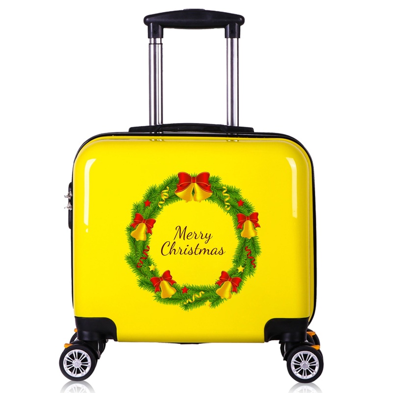 Christmas Travel Cosmetics Storage Luggage Suitcase Cosmetic Case Large Capacity Suitcase – Luggage Set and Travel Bag price