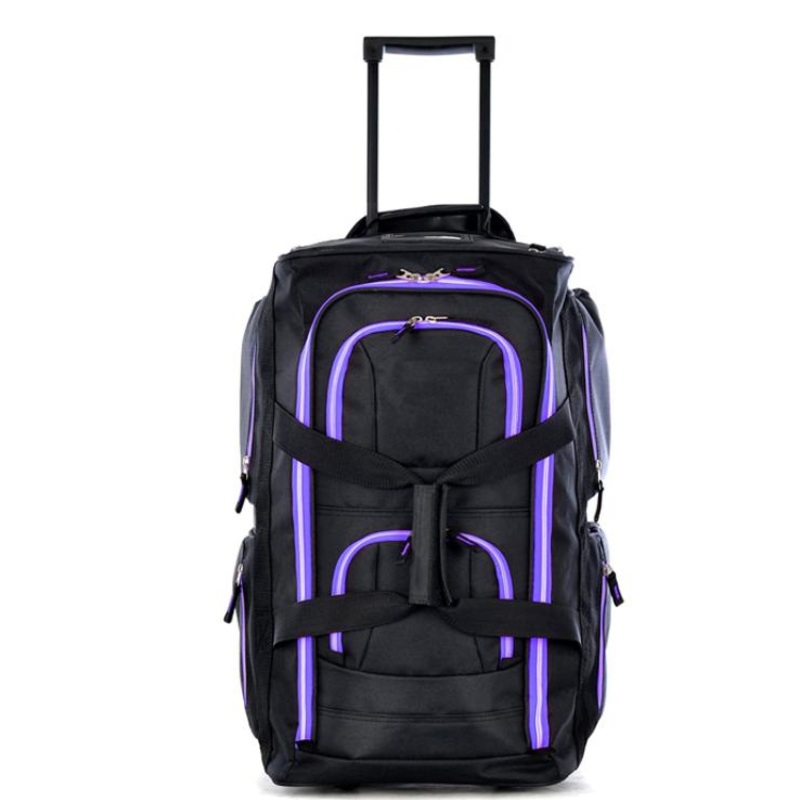 Fashion Unisex Rolling Duffel Bag Travel Trolley Luggage Bag – Luggage and Trolley price