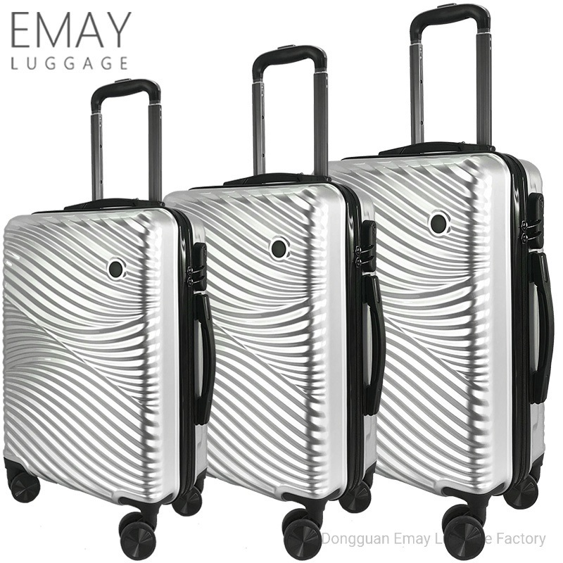 High Quality OEM Silent Wheels Glossy ABS+PC Carry on Suitcase Trolley Luggage – ABS PC Luggage and Travel Luggage price