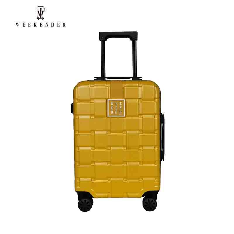 New Weave Style Luggage Aluminum Frame Trolley Case – Luggage and ABS Trolley Case price