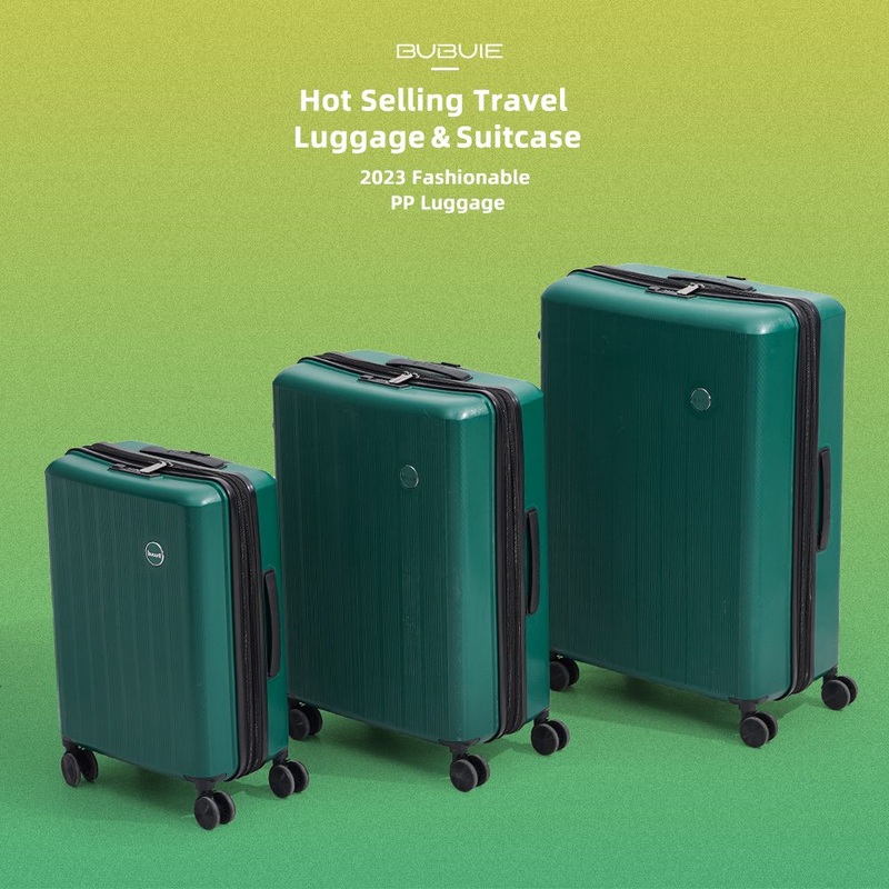 Portable Easy to Carry 20 24 28 Inch PP Material Suitcase 3 PCS Rolling Luggage Sets Travel Bag Trolley Luggage – Rolling Carry on Luggage and Hardside Luggage Sets price