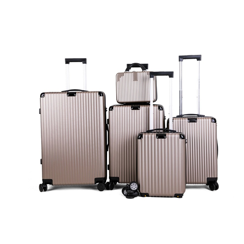 Trolley Retro 5 Piece Luggage ABS Zipper Trolley Luggage Set – Simple Trolley Luggage and Durable ABS/PC Luggage price