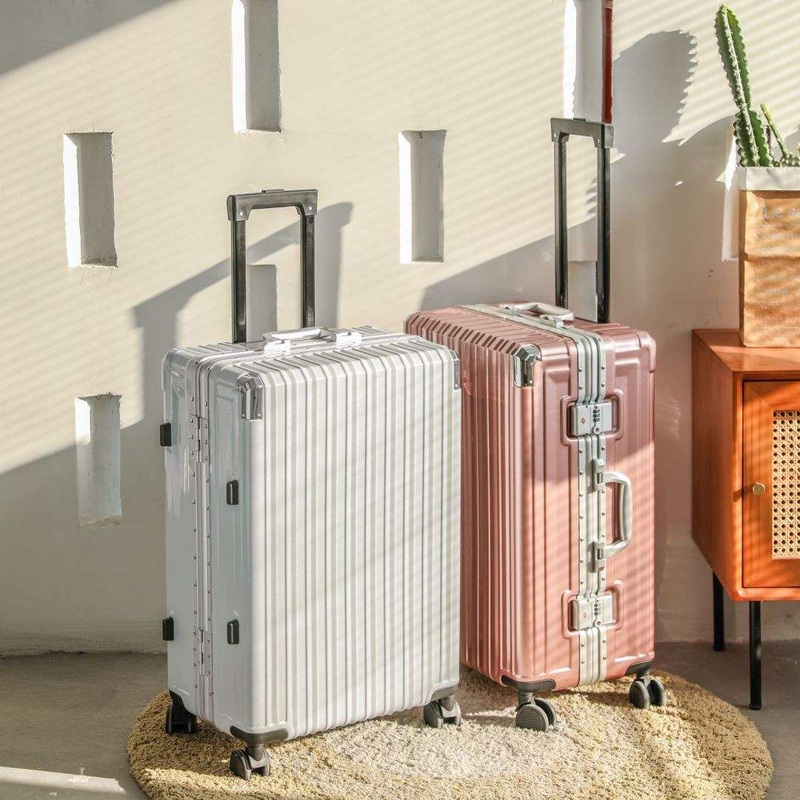 Aluminium Alloy Luggage Hardside Rolling Trolley Luggage Travel Suitcase 20 26 29 Inch Carry on Luggage Checked Lug – Luggage Set and Travel Bag price