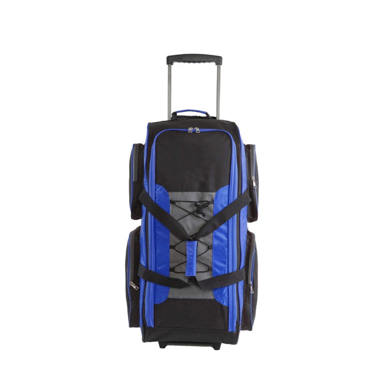 High Capacity 32-Inch Lightweight Rolling Duffel, Gear Trolley Bag for Team, Sport Travel, Blue – Motorcyle Bag and Gear Bag price