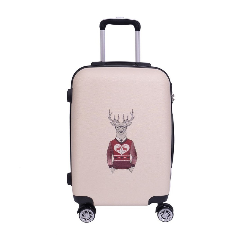 High Quality Printed ABS Travel Luggage Trolley Case – Suitcase and Luggage price