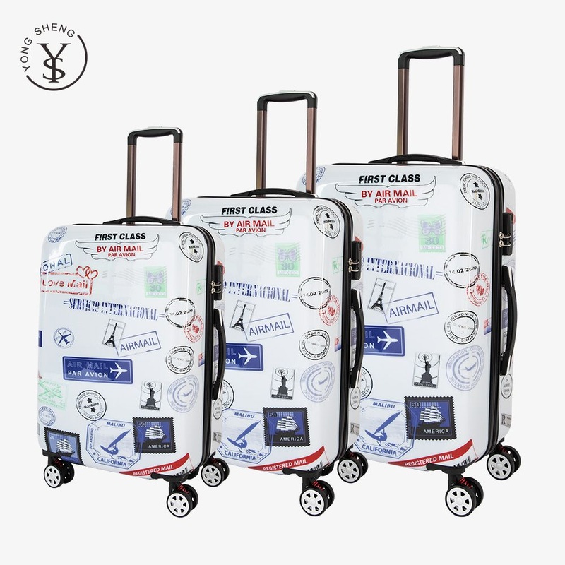 Personalized Design Full Printing PC Luggage Travel Suitcase – Travel Luggage and Trolley Suitcase price