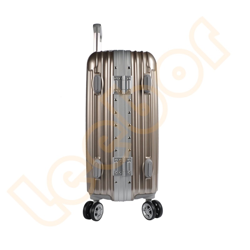 Sliver Color Fashion Latest Design Waterproof Trolley Frame Luggage Suitcase – Trolley Suitcase and Trolley Luggage price