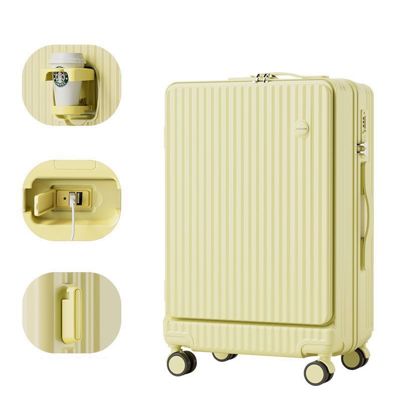 Yx16778 The Front Opening of The New Luggage Trolley Bags Men and Women Suitcase Students Password Box Universal Wheel – Men Suitcase and Rolling Luggage price