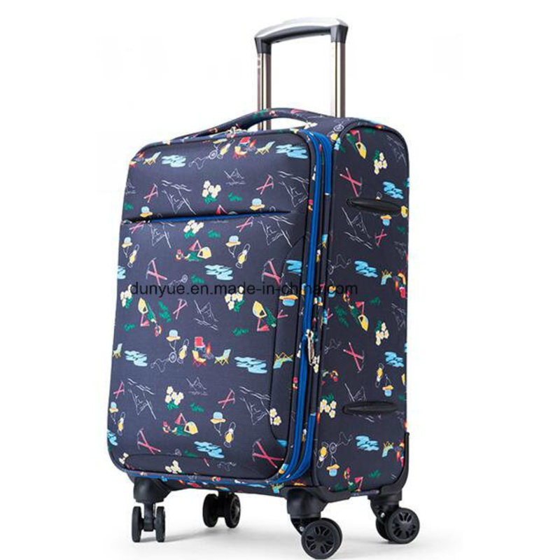 China Manufacturer Full Printing Oxford Fabric Trolley Case/Bag, OEM Casual Travel Luggage Suitcase Set for Trip – Trolley Bag and Luggage Bag price