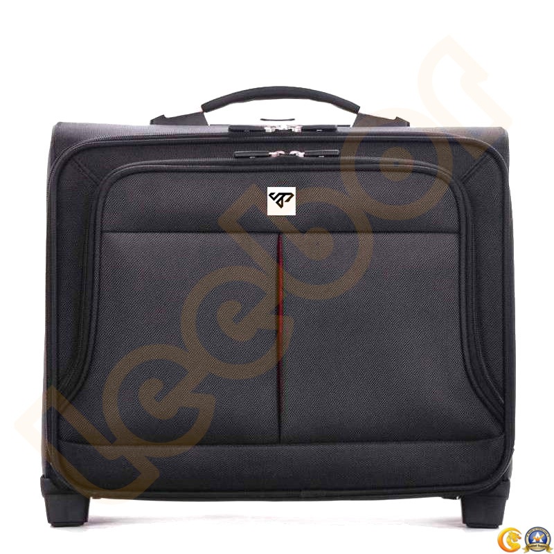 Factory Direct Sale OEM 16  Black Oxford Aluminum Trolley Travel Luggage – Oxford Luggage and Trolley Luggage price
