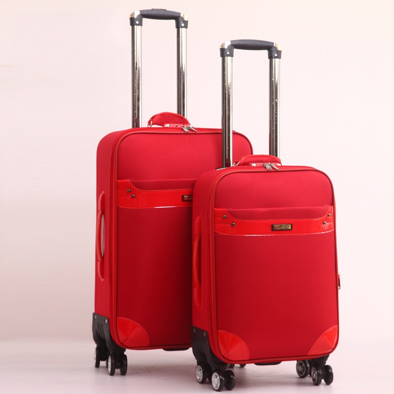 Fashion 2 in 1 20 Inches 24 Inches Trolley Fabric Luggage Bags Travel Soft Suitcase – ABS Luggage Sets and Rolling Trolley Suitcase price